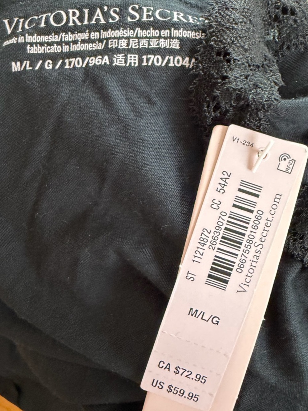 Victoria's Secret Modal Lace Trim Heavenly Robe, - Picture 5 of 6